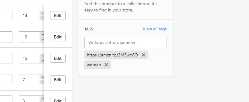 Add Amazon affiliate product to Shopify Store - Step 5